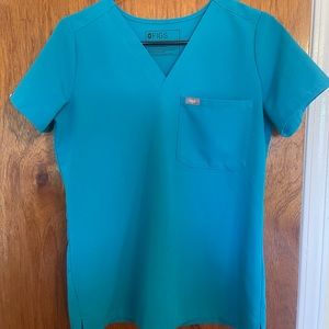 Wear FIGS Teal Catarina One Pocket